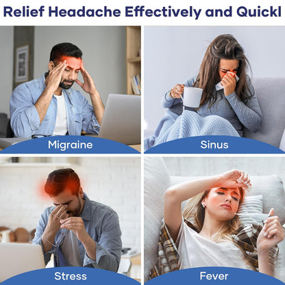 Migraine Relief Gel Cap or Hat, Hot And Cold Therapy for Headache and Migraine Pain Relief